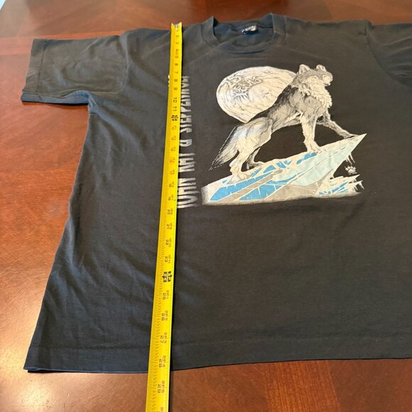 Vintage‎ 1992 John Kay & Steppenwolf Wolf T-Shirt XL  Stars  25 Anniversary Tour - Picture 8 of 9